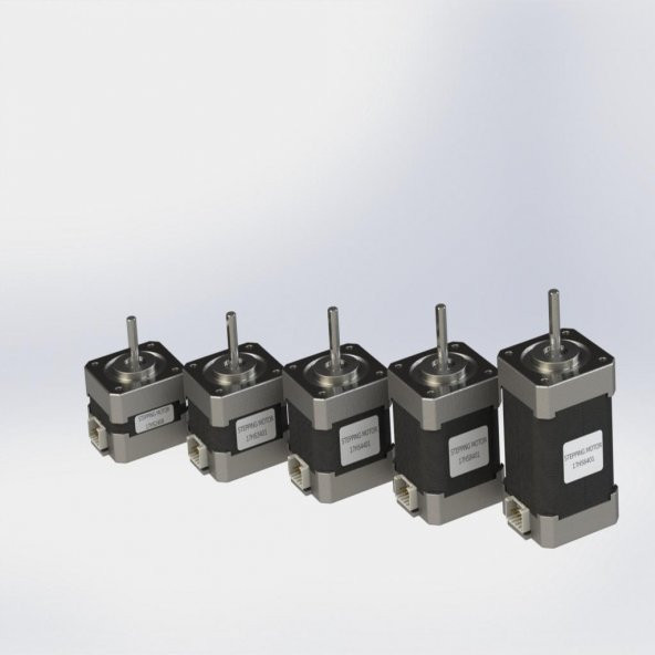 Step Motors Serie 17Hs2408 - 17Hs3401 - 17Hs4401 - 17Hs8401 - 17Hs6401 Plastik Aparat
