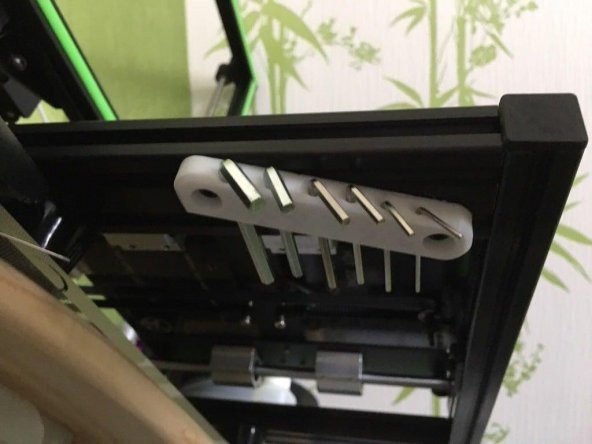 3D Yazıcı İçin Allen Anahtar Tutucu Anet A10 Plastik Aparat - 1