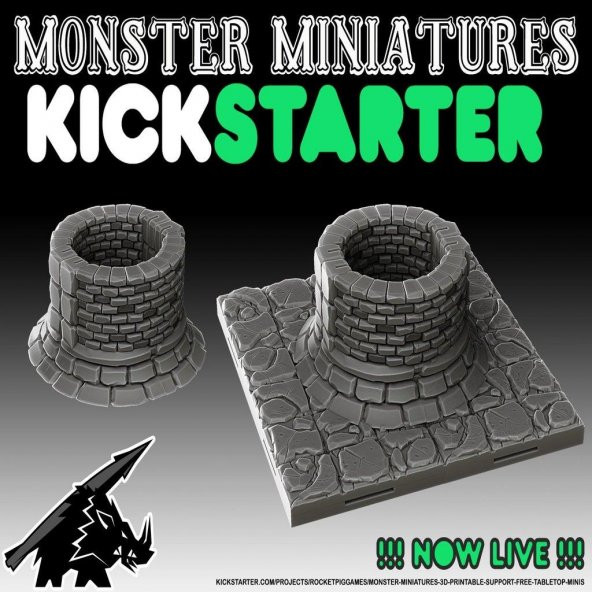 Crypt Sütunlar - Kickstarter Canlı! Plastik Aparat