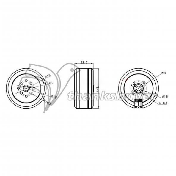 Micro Storm32 Bgc De Basılmış Baskılı Gimbal Plastik Aparat - 4