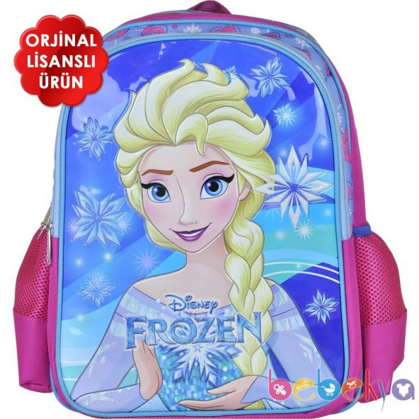 Hakan Çanta Lisanslı Frozen Okul Çantası Karlar Ülkesi Elsa Sırt Çantası 95566