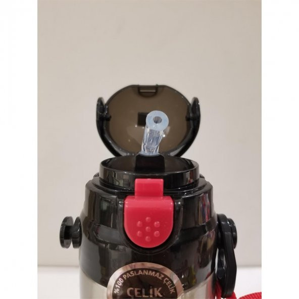 Hakan Çanta Çelik Matara Cars Orjinal Lisanslı Arabalar Matara Suluk Kilit Kapak - 2