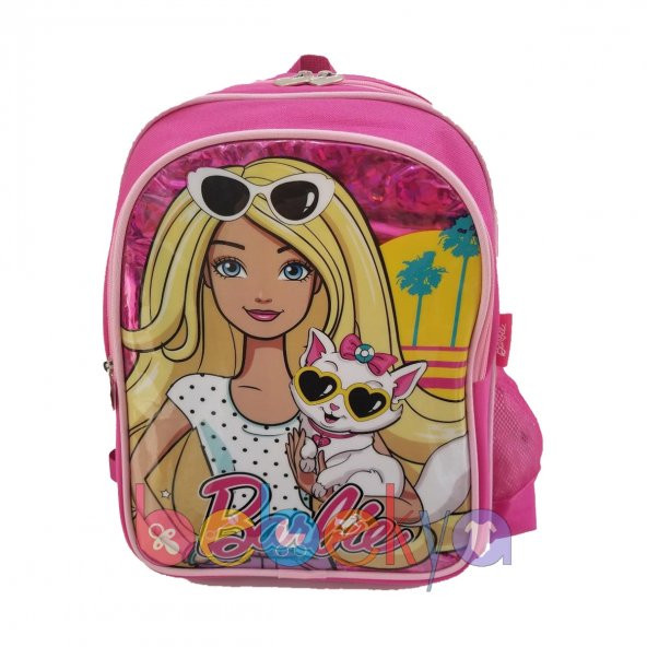 Hakan Çanta Lisanslı Kedili Barbie Okul Çantası Kedili Pembe Sırt Çantası - 5