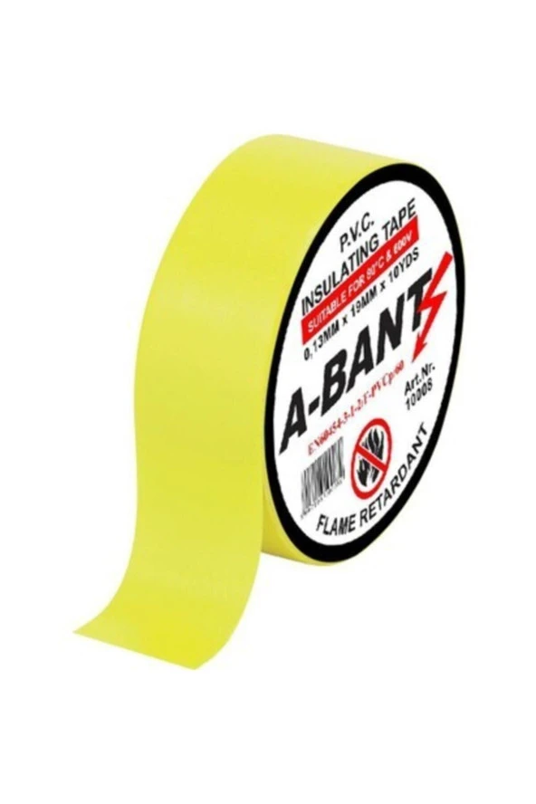 Picador Elektrik Bantı Gold Akrilik Renkli 19 MM x 10 Metre Sarı (10 Lu Paket)