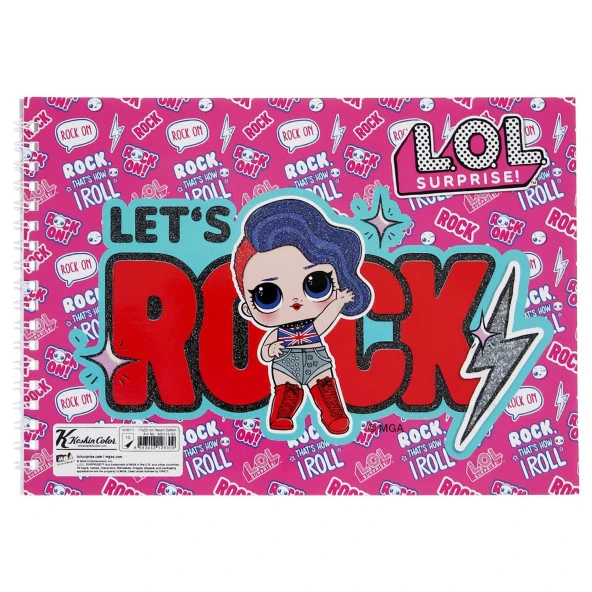 Keskin Color Resim Defteri 15 Yaprak 17 x 25 CM L.O.L. Resim Defteri (24 Lü Paket) - 2