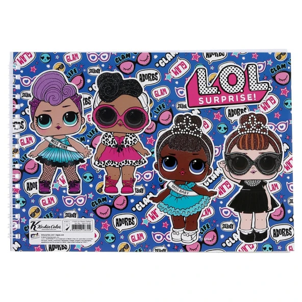 Keskin Color Resim Defteri 15 Yaprak 17 x 25 CM L.O.L. Resim Defteri (24 Lü Paket) - 4