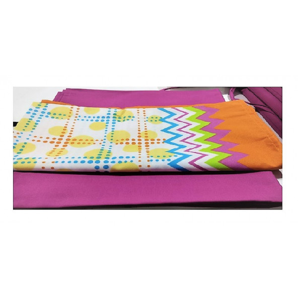 Taç Kristal Bahçe Minder Takımı-Bordo - 2