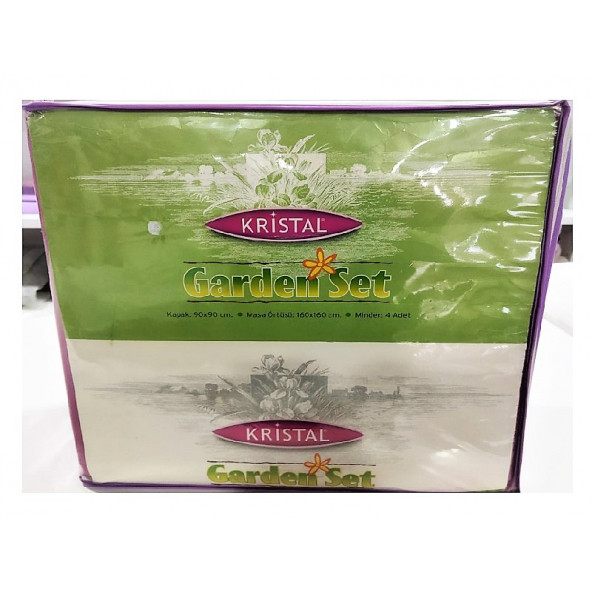 Taç Kristal Bahçe Minder Takımı-Bordo - 6