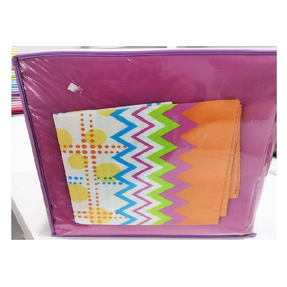 Taç Kristal Bahçe Minder Takımı-Bordo - 7