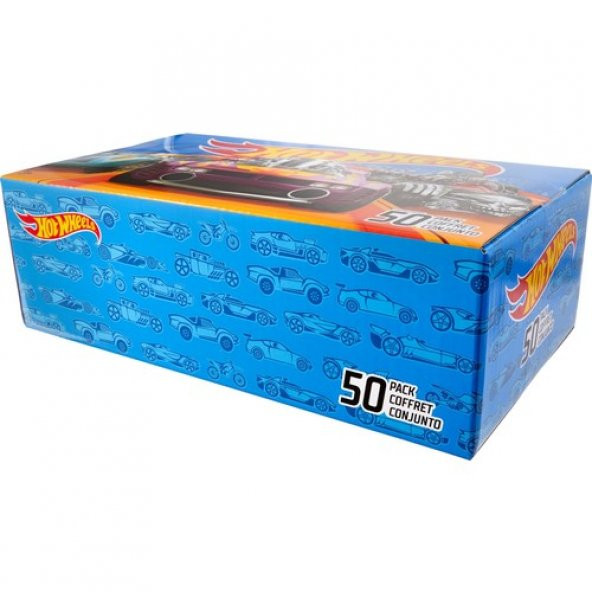 Hot Wheels 50 li Araba Seti Hediyelik Hot Wheels Tekli Araçlar 50 li Paket - 4