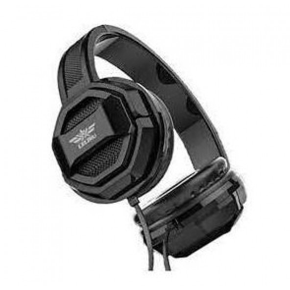 Lelisu LS-802 Extra Bass Kulak Üstü Kulaklık Cep Telefonu Tablet Bilgisayar Uyumlu Mikrofonlu