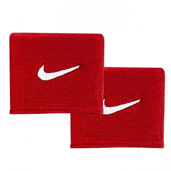 Nike Aksesuar Swoosh Wristbands 2 Unisex Kırmızı Antrenman Havlu Bileklik N.NN.04.601.OS