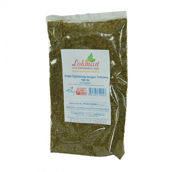 Isırgan Tohumu Doğal Öğütülmüş 100 Gr Paket - 4