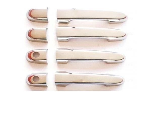 Kia Sportage krom kapı kolu 4 kapı 2004-2010 arası (ÇİFT DELİK)  P.Çelik ürün görseli 1