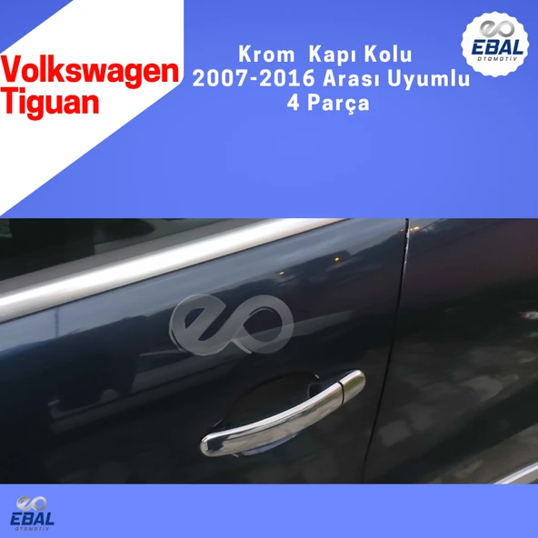 VW Tiguan Krom Kapı Kolu 4 Kapı 2007-2016 Arası P. Çelik - Resim 3