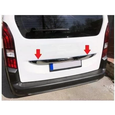 Citroen Berlingo Krom Bagaj Çıtası 2018 ve Üzeri Paslanmaz Çelik ürün görseli 1