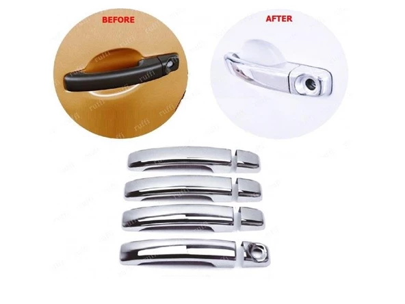 Opel Vivaro Krom Kapı Kolu 4 Kapı 2015 Üzeri Paslanmaz Çelik