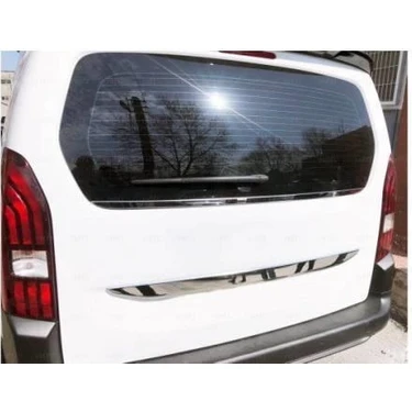 Citroen Berlingo Krom Bagaj Çıtası 2018 ve Üzeri Paslanmaz Çelik - Resim 3