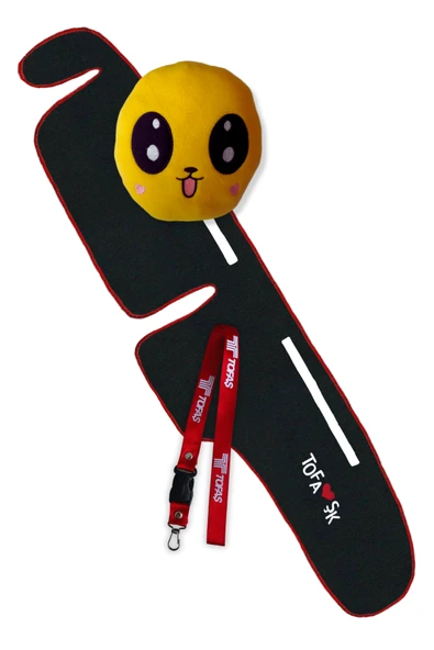 Tofaş Şahin Doğan Kartal Nakışlı Alçak Göğüs Siyah Torpido Halısı / Emoji Yastık / Oto Aksesuar - 1