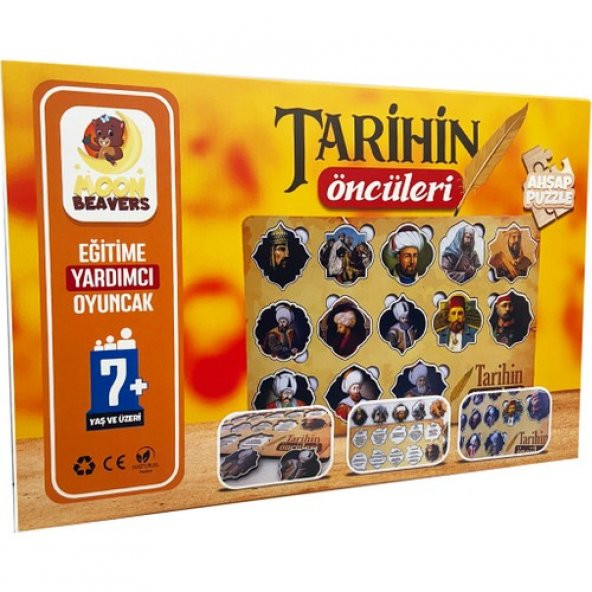 Moon Beavers Tarihin Öncüleri Ahşap Eğitici Oyun - 2