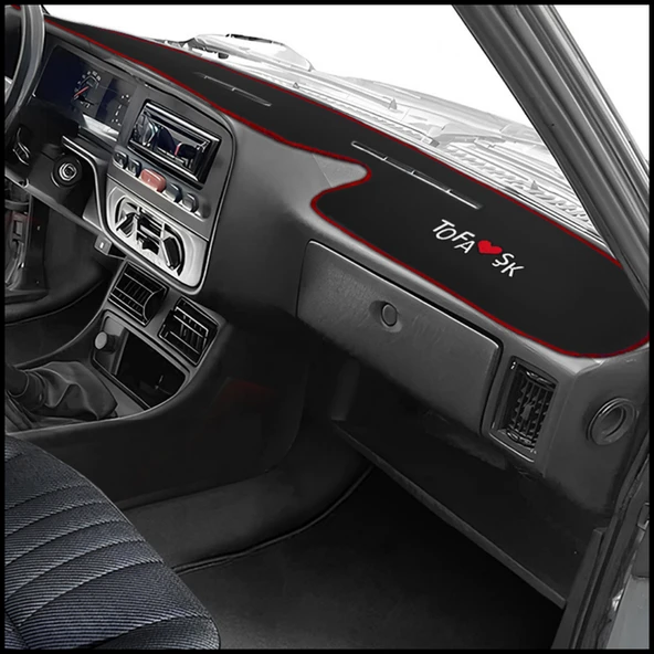 Tofaş Şahin Doğan Kartal Uyumlu Yüksek Göğüs Torpido Kaplama Koruma Halısı / Yüksek Torpido Örtüsü - Resim 3