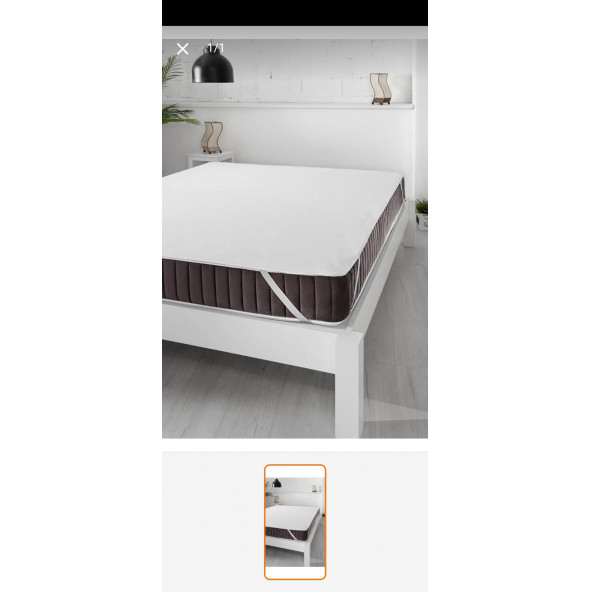 Çift  kişilik  yatak  alezi  160 x 200 cm dört  köşe  lastikli  Sıvı  Geçirmez  Yatak  Alezı  Yatak  Koruyucu - 7