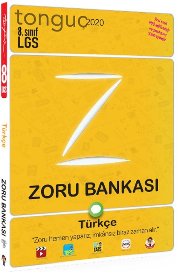 Tonguç Akademi 8. Sınıf Türkçe Zoru Bankası