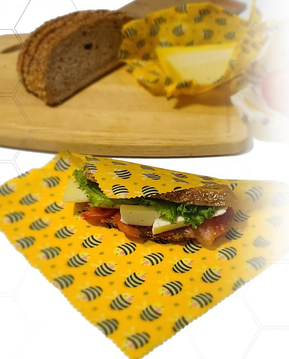 Apithecary Balmumlu Gıda Saklama Kumaşı 3lü Set - 2