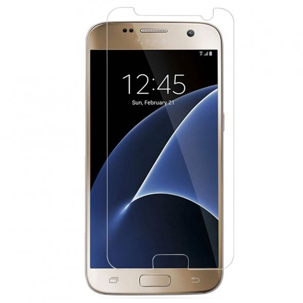 Samsung Galaxy S7 SM-G930F Kırılmaz Ekran Koruyucu Temperli Cam