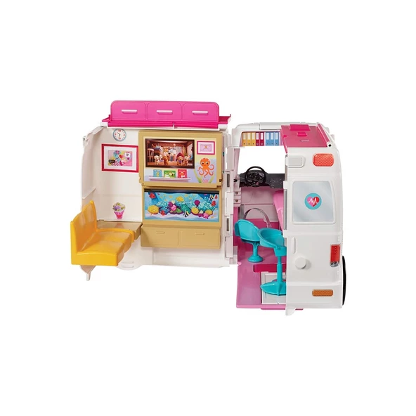 Barbie'nin Portatif Hastanesi Doktor Barbie'nin Ambulans Hastanesi Frm19 - 3