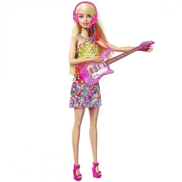 Orjinal Barbie Bebek Büyük Şehir Büyük Hayaller Malibu Şarkıcı Bebek GYJ23 ürün görseli