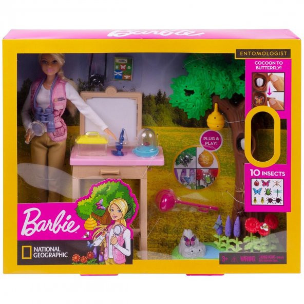 Orjinal Barbie Nat Geo Kelebek Bilimi Oyun Seti - 6