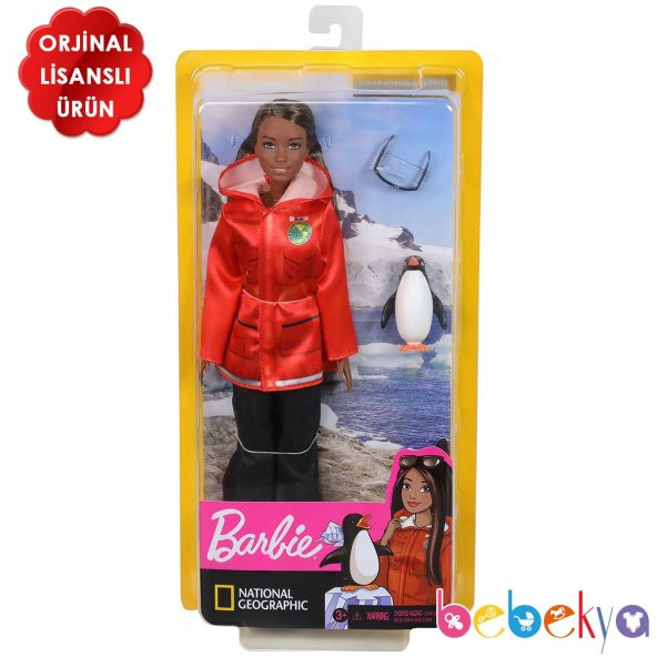 Orjinal Barbie Nat Geo Bebekleri Biyolog ve Penguen