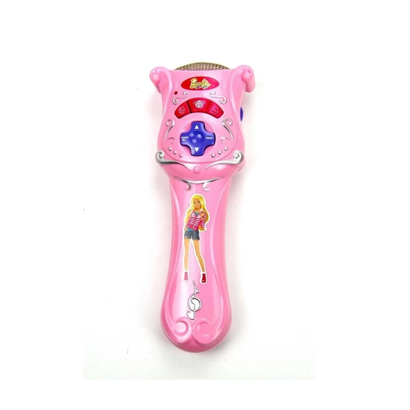 YENİLENEN Barbie Karaoke Mikrofon AÇIK PEMBE
