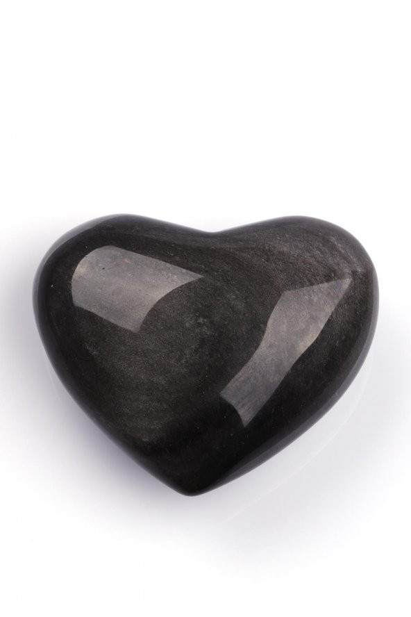 Rainbow Obsidyen Doğal Taş Kalp - 2