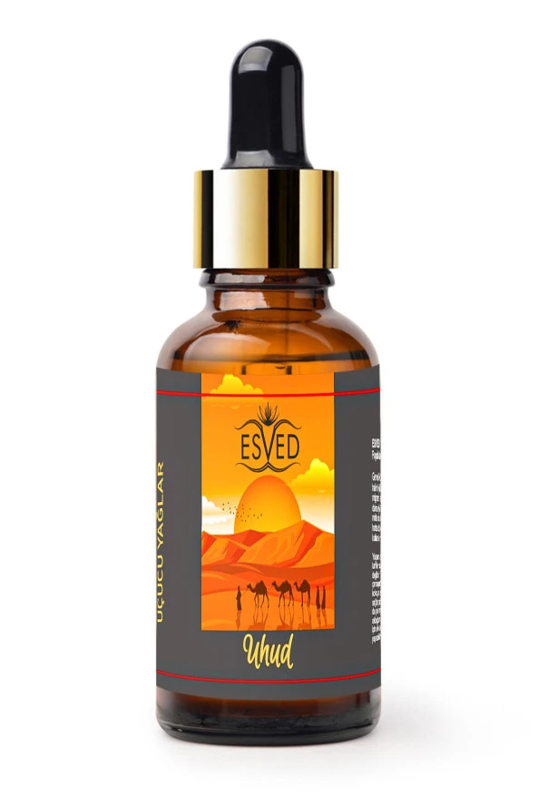 Uhud Kokusu Saf Esansiyel Uçucu Yağ Buhurdanlık Yağı Difüzör Esansı Aromaterapi Ortam Koku 10ml