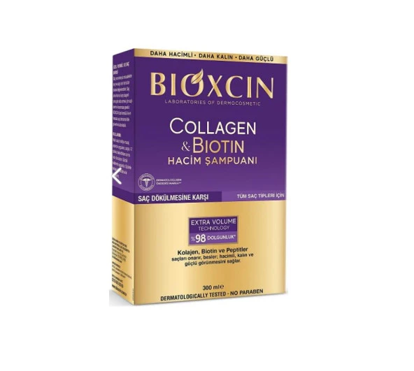 Bioxcin Collagen + Biotin Hacim Şampuanı 300 ml