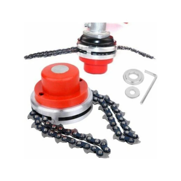 escpowertools Motorlu Tırpan Başlığı Zincirli - Canavar Başlık - 3