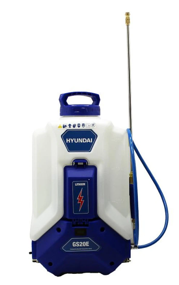 Hyundai GS20E Akülü İlaçlama Makinesi | 20 Litre Li-ion Batarya | Bahçe ve Tarla Kullanımı İçin Sessiz ve Pratik Çözüm - 5