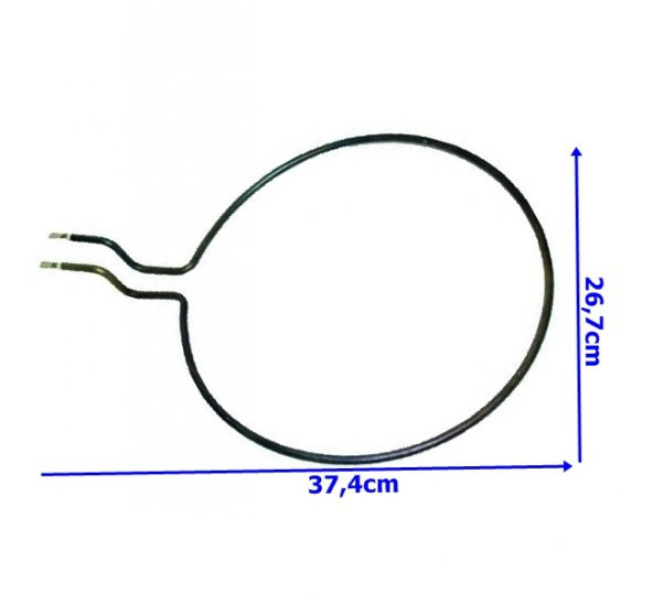 Kare Fırın Rezistansı Ördek Kafa 6.5mm 220 Volt 750Watt ürün görseli 1