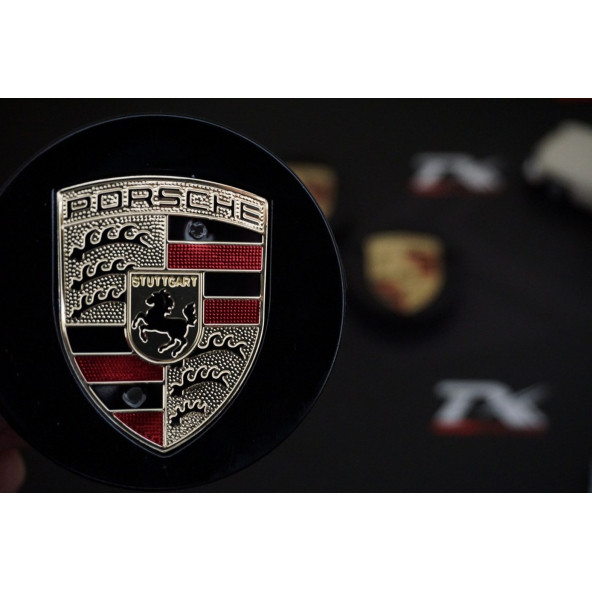 Porsche Orjinal Jant Göbeği Kapak Seti 65mm