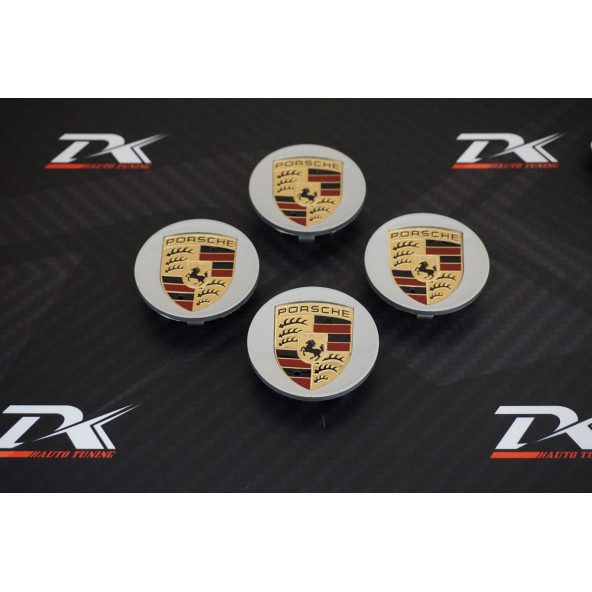 Porsche Orjinal Jant Göbeği Kapak Seti 65mm - 2