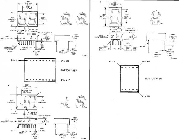 14mm 2li Ortak Katot Display  - MAN6750 - 2