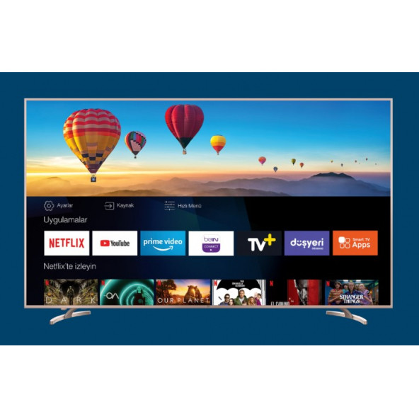 Beko 8 Serisi B75 A 870 G 4K Ultra HD 75 190 Ekran Uydu Alıcılı Smart LED TV - 1