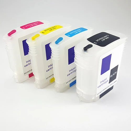 HP 10-11 Uyumlu Kolay Dolan Kartuş - 4 Renk ürün görseli 1