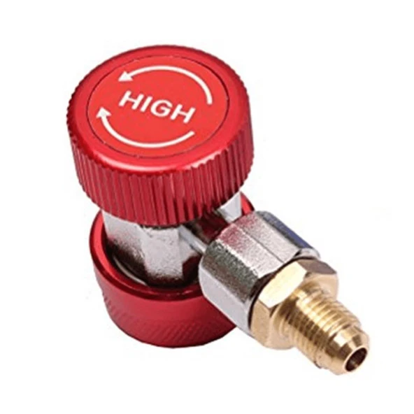 Hongsen HS-MH 1234yf Araç Gaz Şarj Vanası Yüksek Basınç Kırmızı 1207 Lock Type