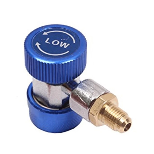 Hongsen HS-ML 1234yf Araç Gaz Şarj Vanası Alçak Basınç Mavi 1208 Lock Type