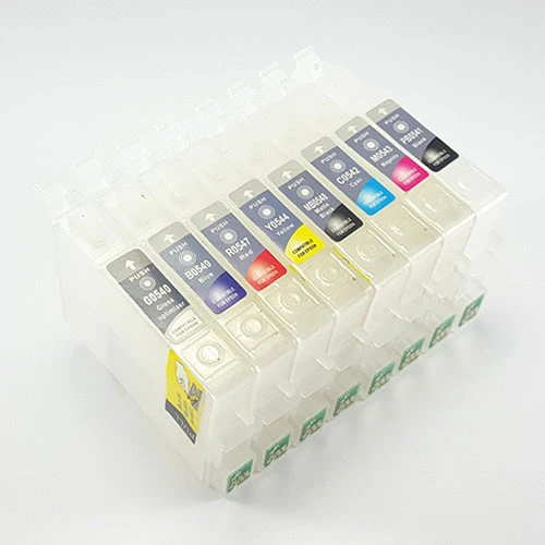 Epson T0540-T0549 Uyumlu Kolay Dolan Kartuş - 8 Renk ürün görseli 1
