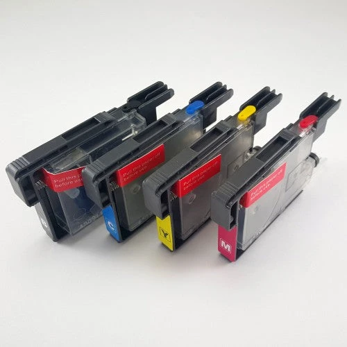 Brother LC77 Uyumlu Kolay Dolan Kartuş - 4 Renk - Resim 2