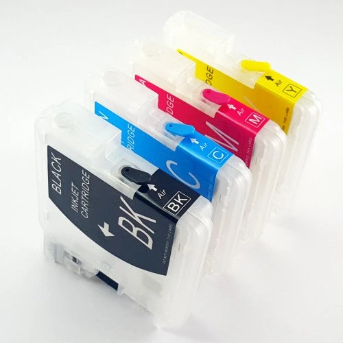 Brother LC38, LC39, LC67 Uyumlu Kolay Dolan Kartuş - 4 Renk - Resim 2